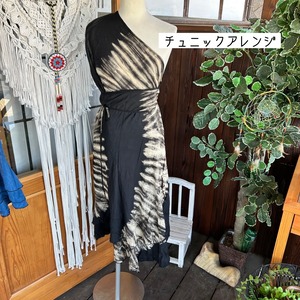 タイダイラップスカート