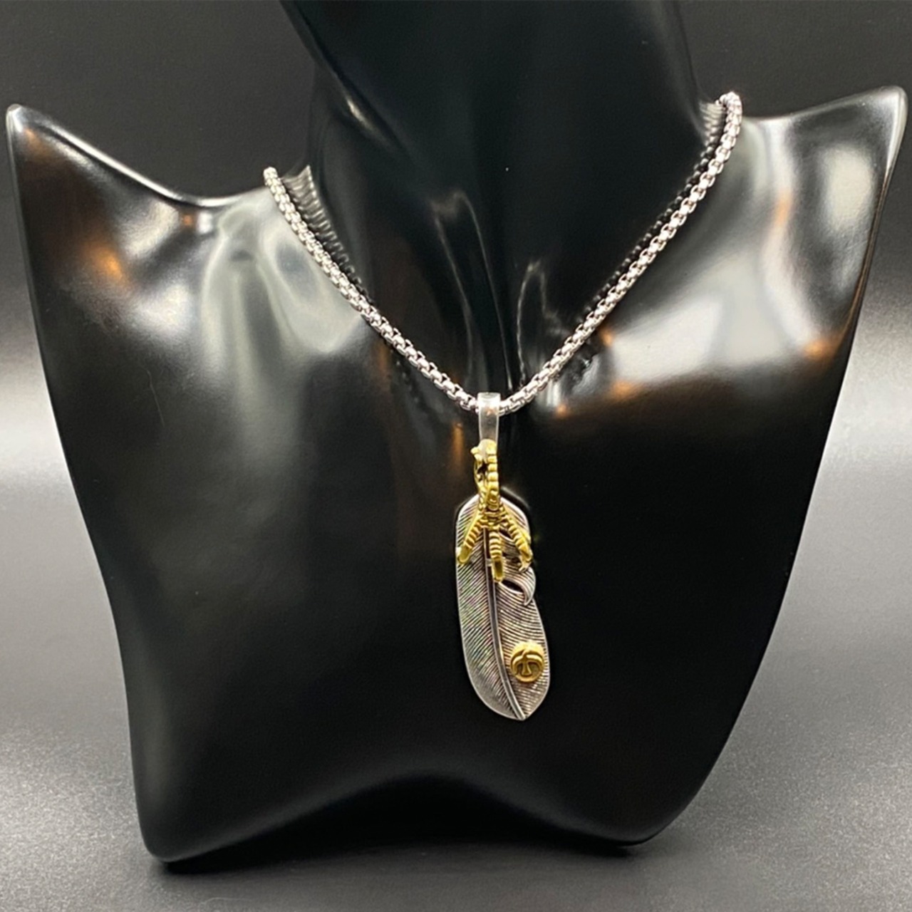 シルバーアクセサリー ネックレス カレッジリング シルバー925 279A 
