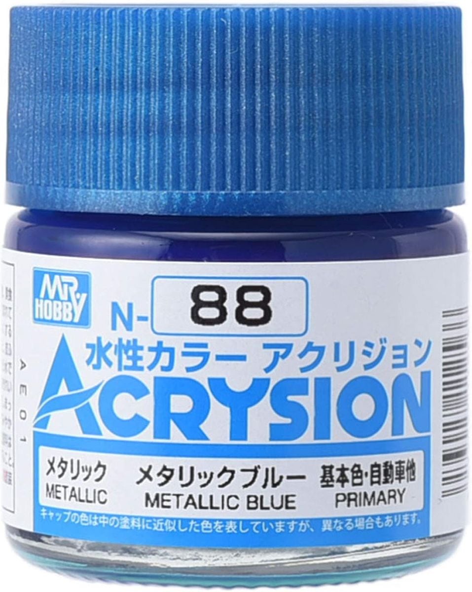 GSIクレオス N88 アクリジョンカラー メタリックブルー プラモデル