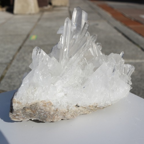 中国産　水晶　クラスター　566g　0204000149 画像