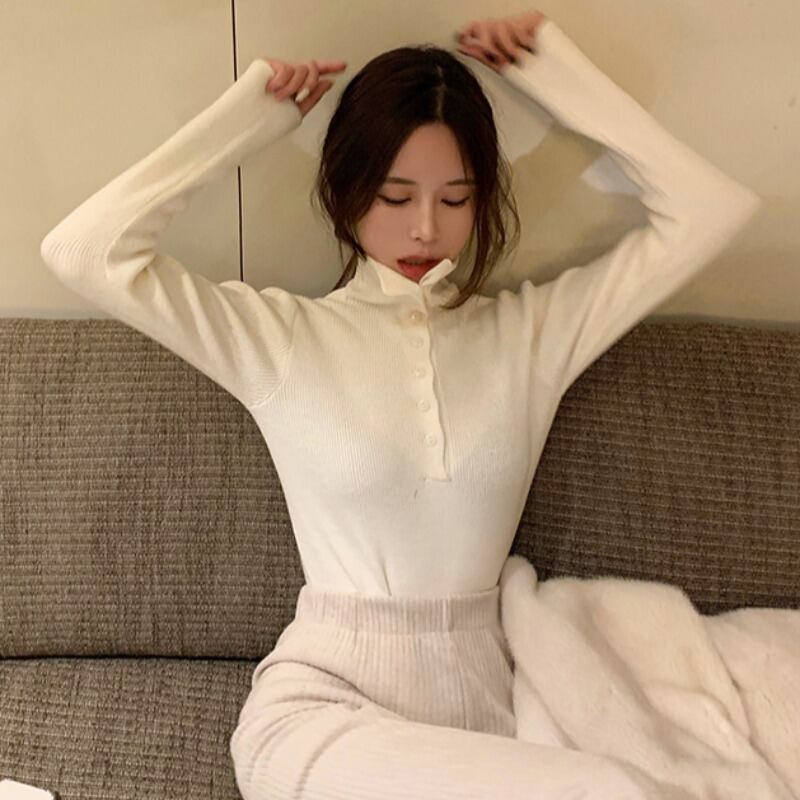 ニットトップス レディーススプリングカジュアルセーター シャツ 春物 YY-ファッション715733507