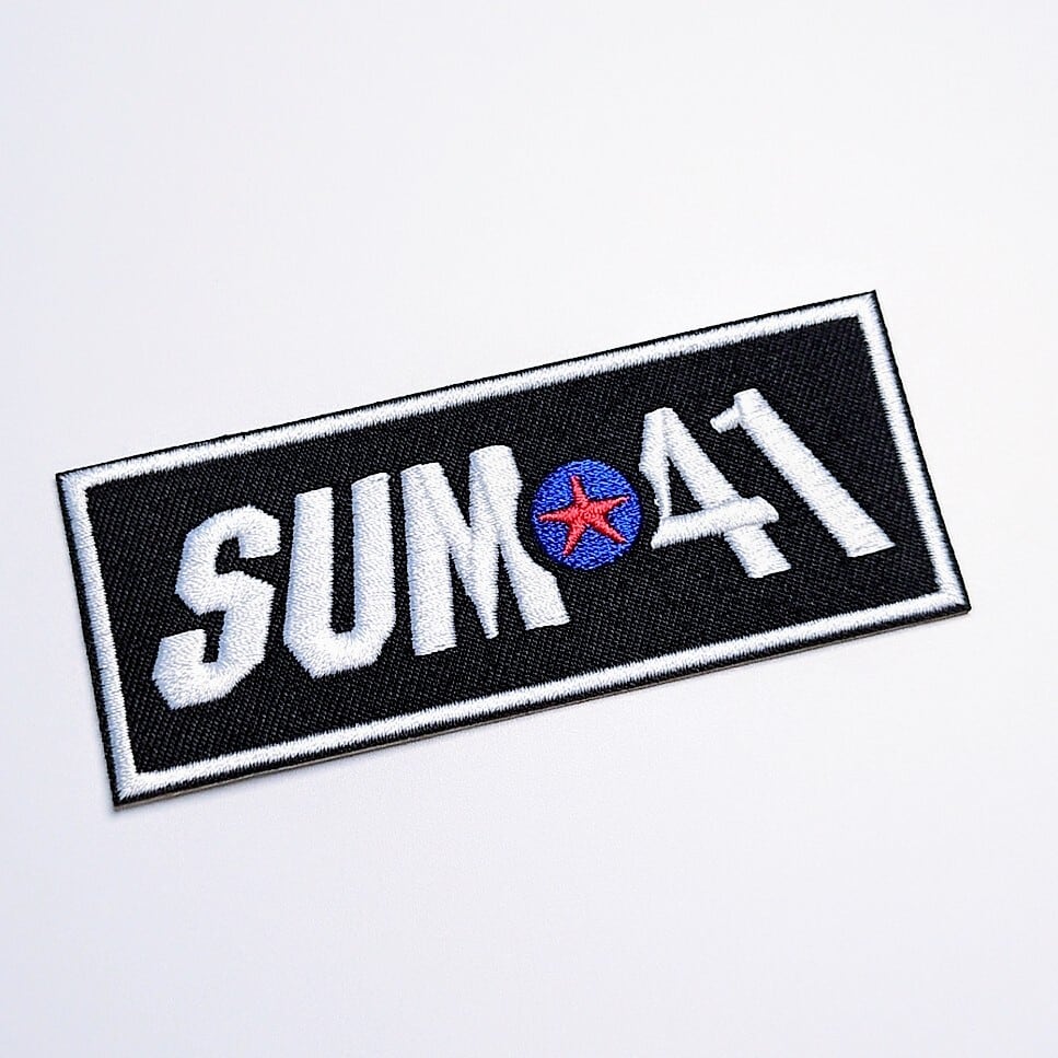 送料無料！ ☆刺繍アイロンワッペン☆【 SUM 41 (サムフォーティーワン