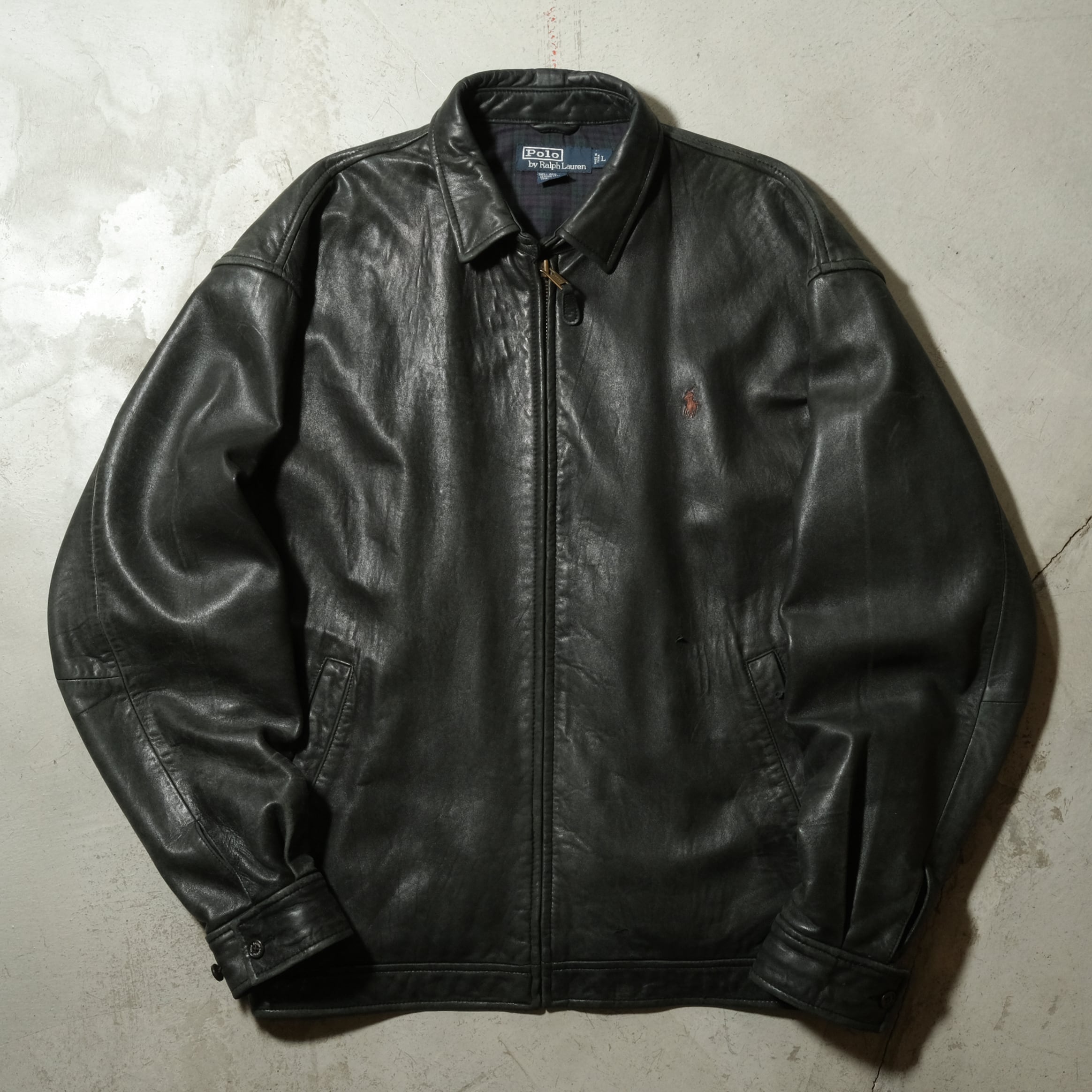 90's~ Polo Sport leather sport jacket [XXL] | goodbuy