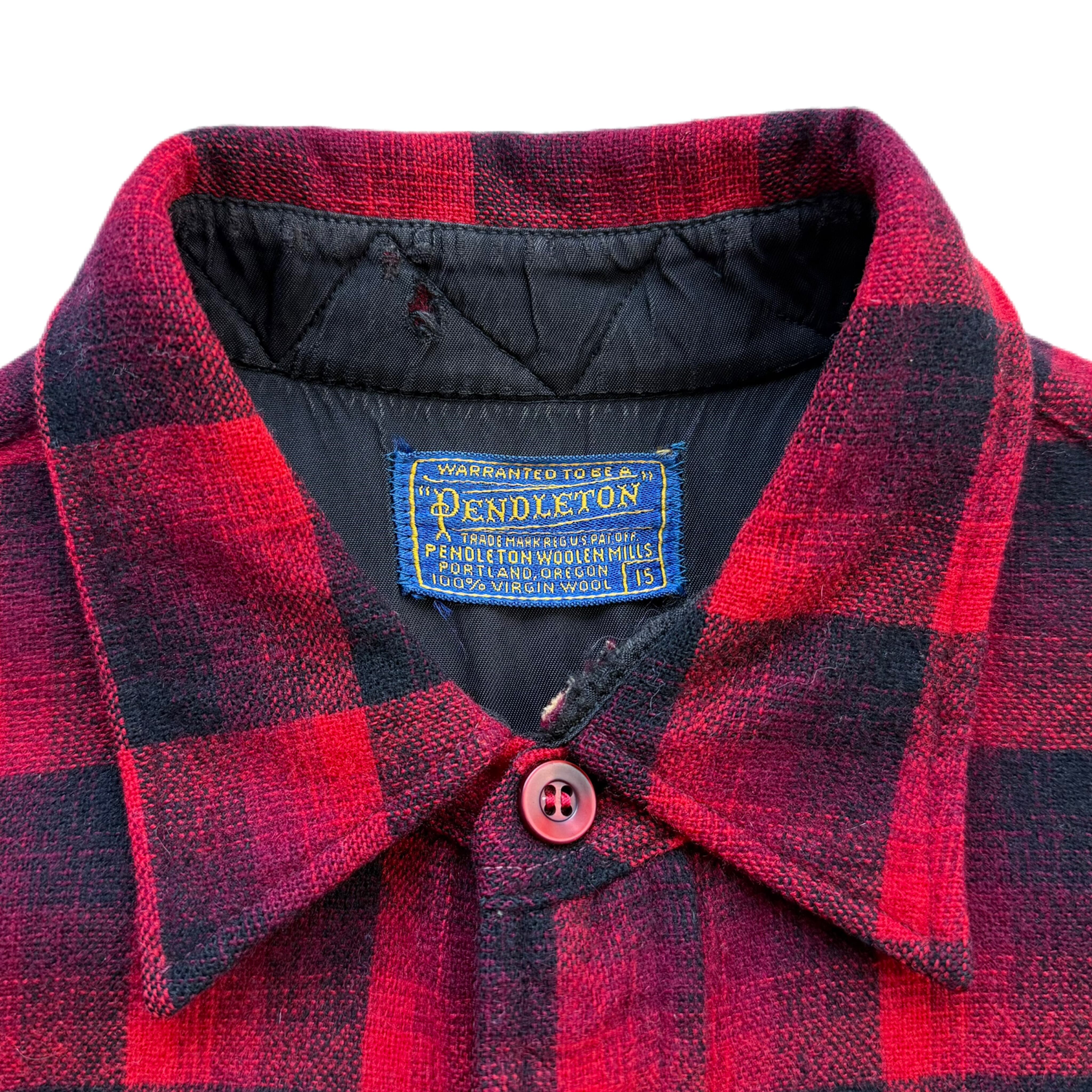 50s Pendleton Ombre Check Wool Shirt 【M】 | Pay ID 50s Pendleton Ombre Check Wool Shirt 【M】 | Pay ID