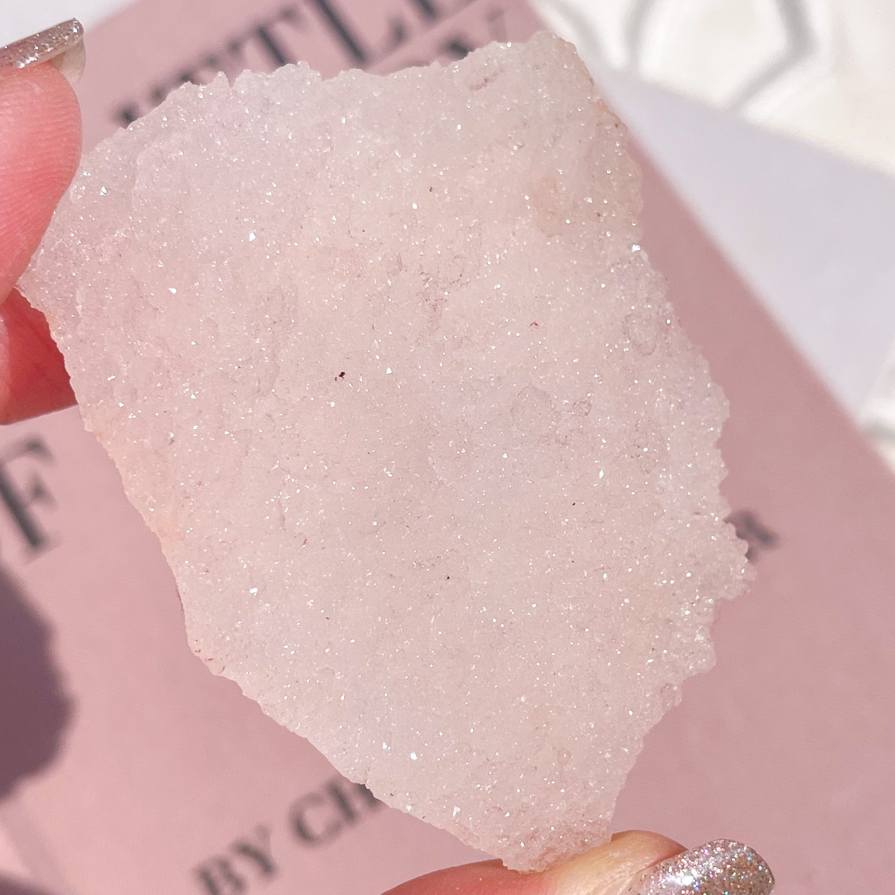 Pink & Red Sugary Apophyllite 7 ✧ ピンク&レッド シュガー