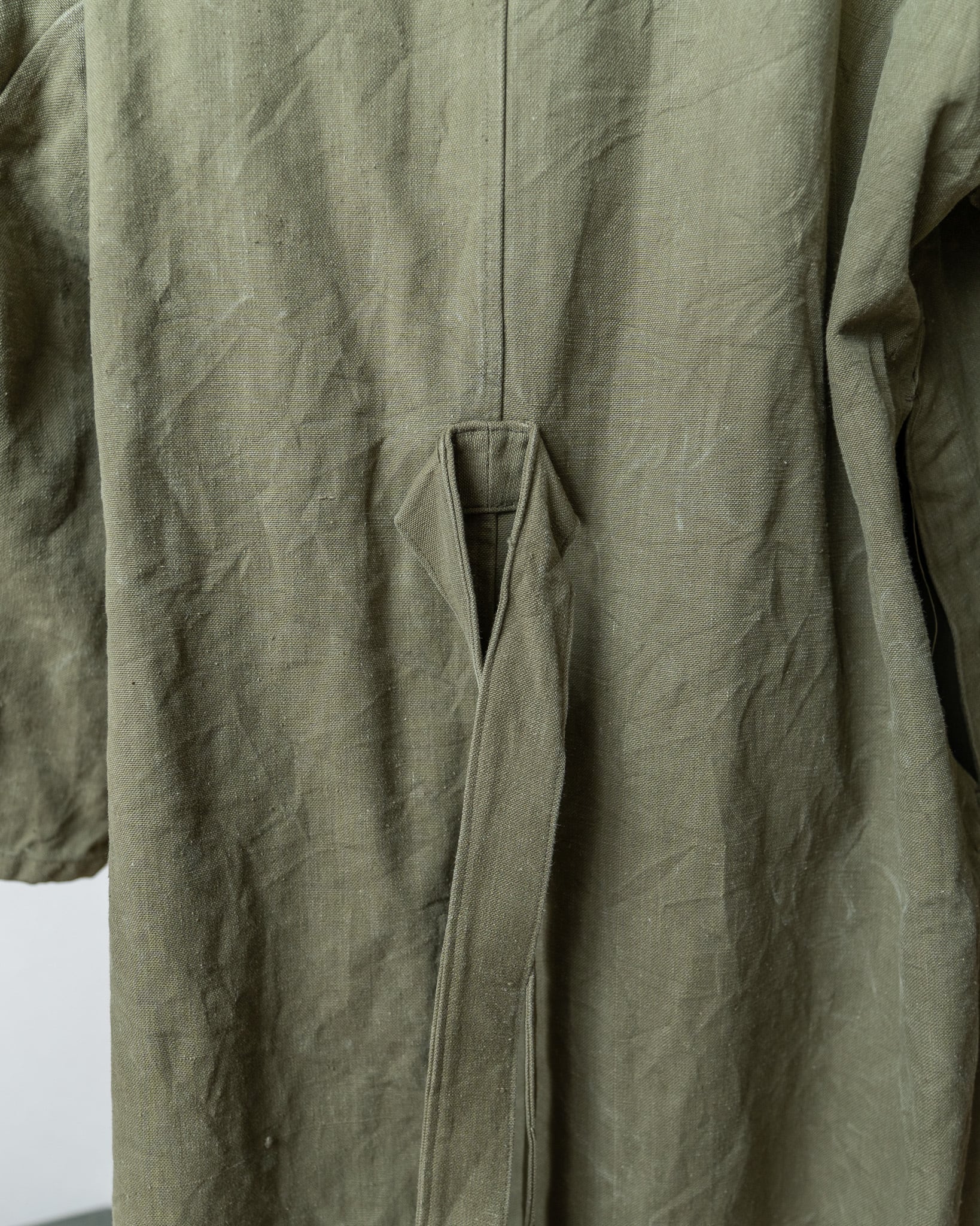 USED】40-50's French Army M-35 Motorcycle Coat Long Type USED】40-50's French Army M-35 Motorcycle Coat Long Type