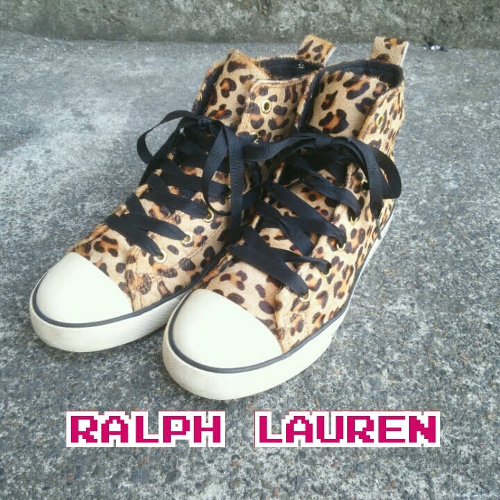 ラルフローレンRALPH LAUREN/ハラコ/レオパード/豹柄/ヒョウ柄 ラルフローレンRALPH LAUREN/ハラコ/レオパード/豹柄/ヒョウ柄
