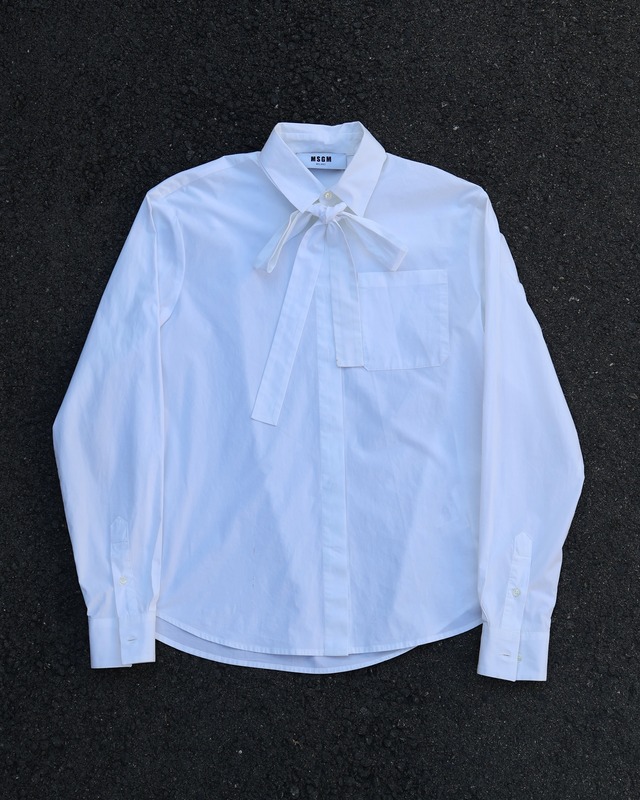 【MSGM】bowtie basic shirt