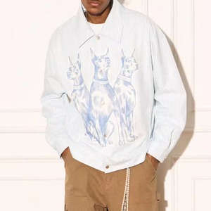 【DRIP4595】EMP Doberman Print Stripe Jacket
