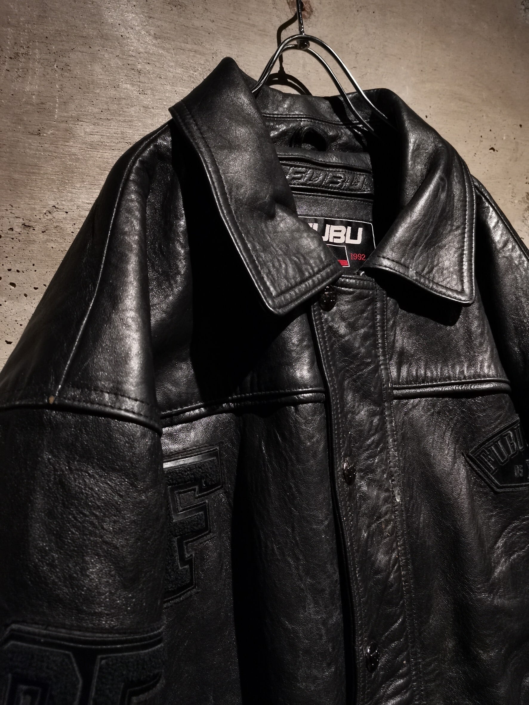 wu-wearレザージャケット　激レア　fubu rocawear enyce 希少】ROCAWEAR レザー ジャケット グレー｜Yahoo!フリマ（旧PayPay