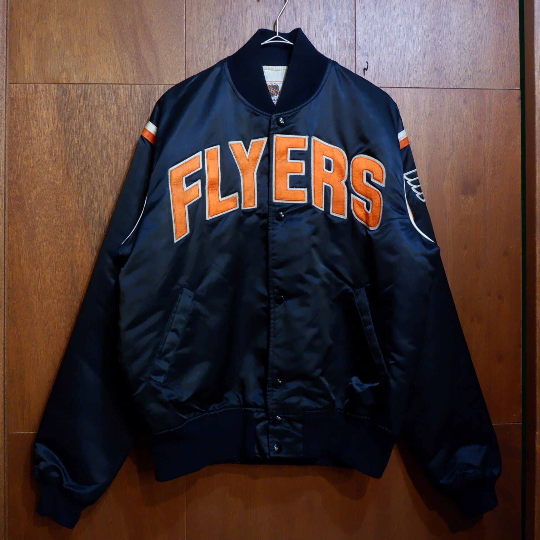 80s STARTER ナイロンスタジャン NHL “FLYERS” | 横浜｜石川町｜古着屋 
