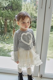 韓国子供服 / 26Autumn / ?取寄?momoann / キャンディークロップTシャツ / キッズ服 / 女子服 / 秋服 *5~15*