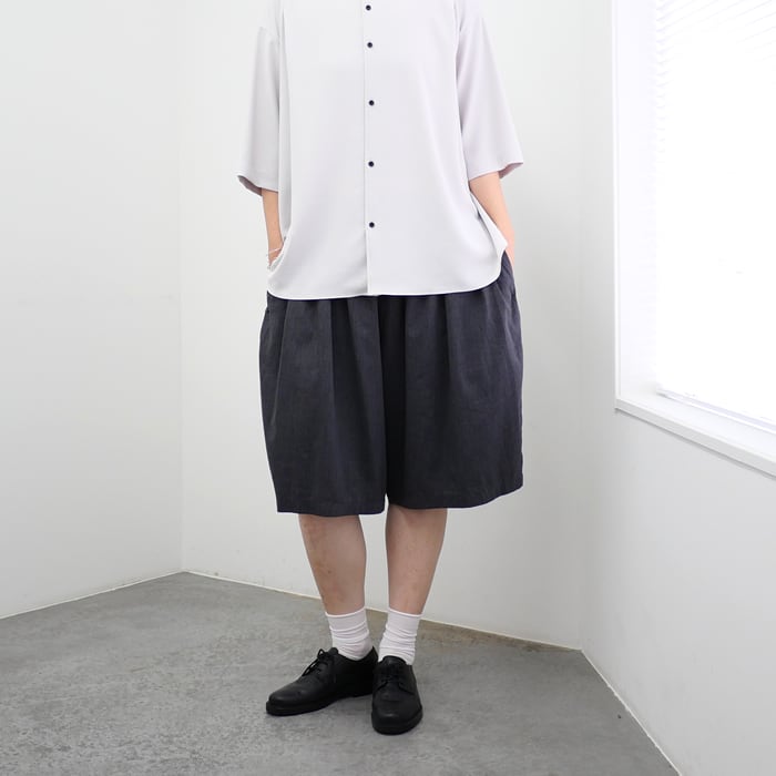 FIRMUM フィルマム 強撚ポリエステル&コットンドライテーパードデニム
