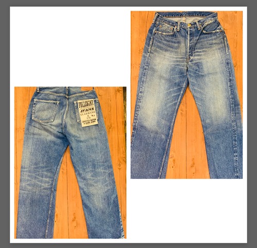 【GLAD HAND】グラッドハンド FULLCOUNT× GLAD HAND 0105 LOOSE STRAIGHT - VINTAGE FINISH - デニムパンツ