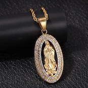 聖母マリア ネックレス W175