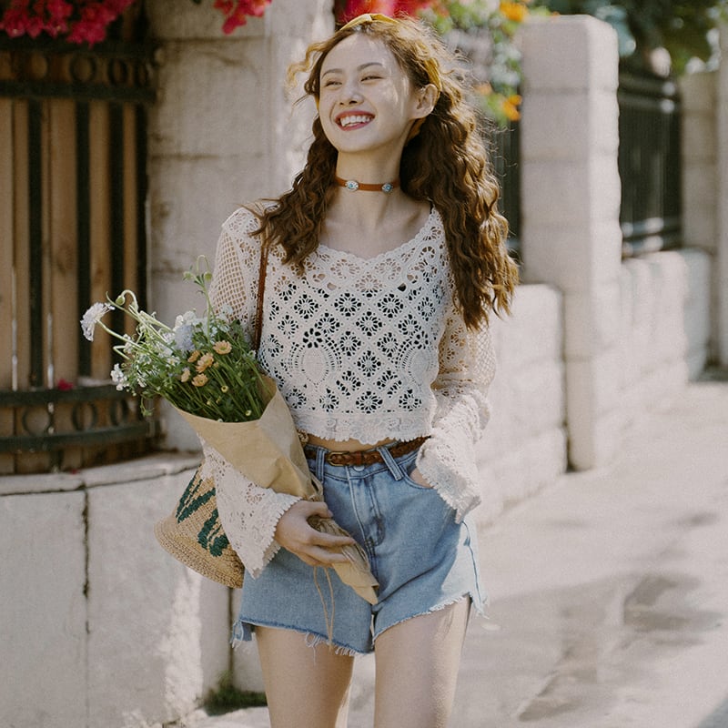 ショートボヘミアンプルオーバー ロング ブラウス ドリームホーストラベル婦人服23249556781