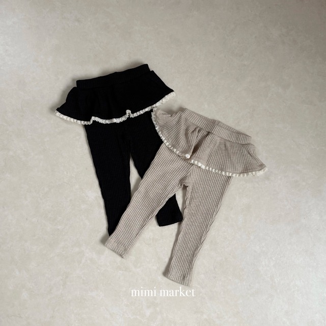 tiered leggings【mimimarket】※9月中旬〜下旬発送予定