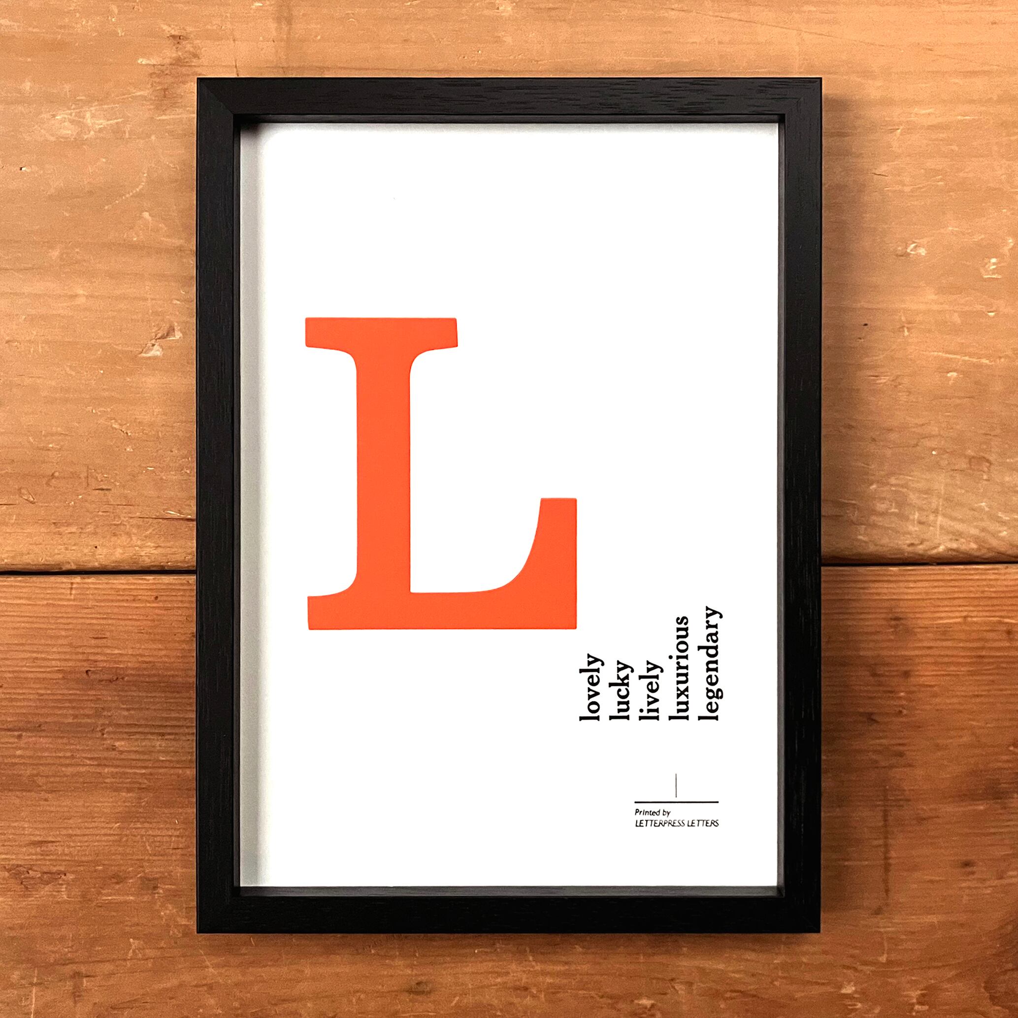 ポスター Alphabet 【A–M】 | TOMIGAYA Letterpress