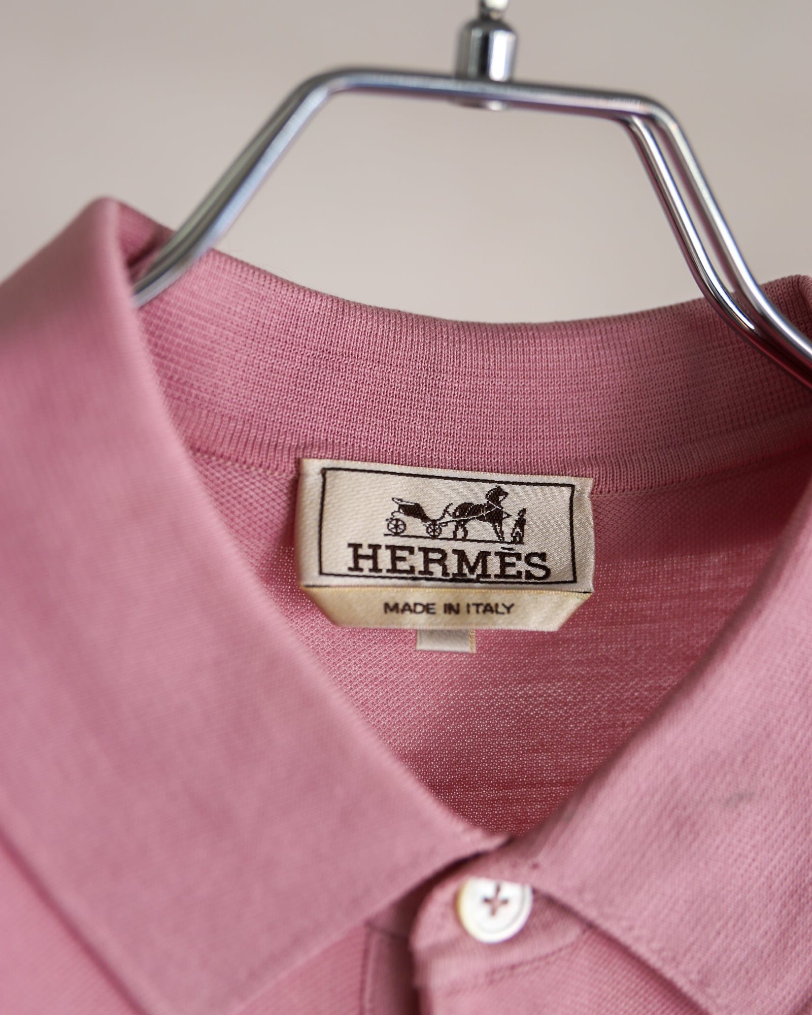 定価9万】HERMES special polo shirt made in Italy mint condition