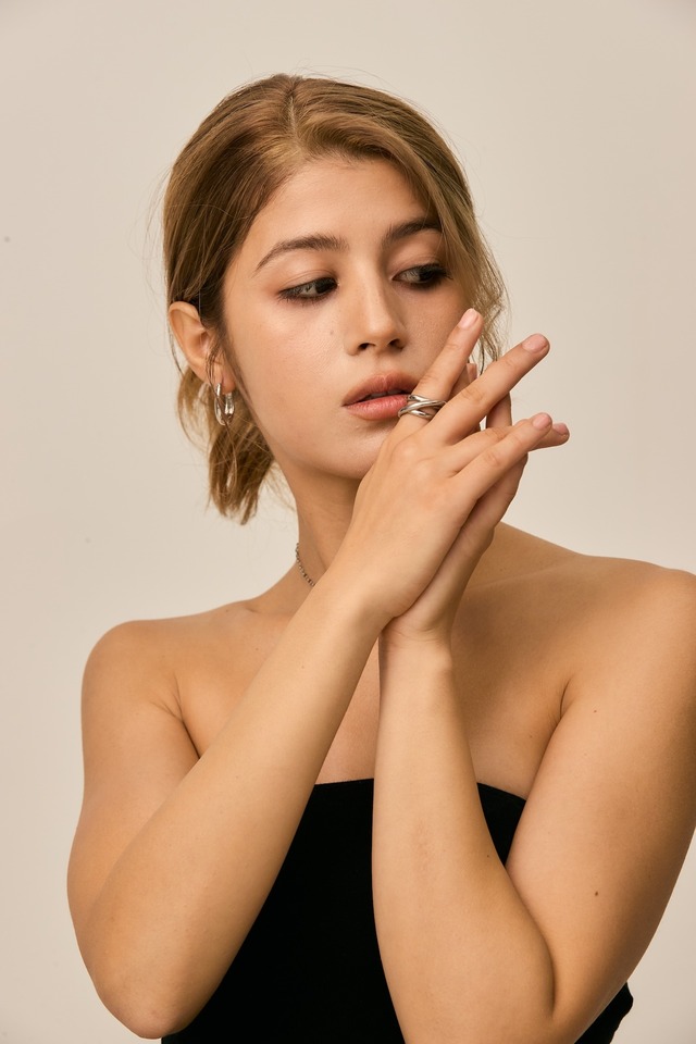 【#lufine】double cross ring