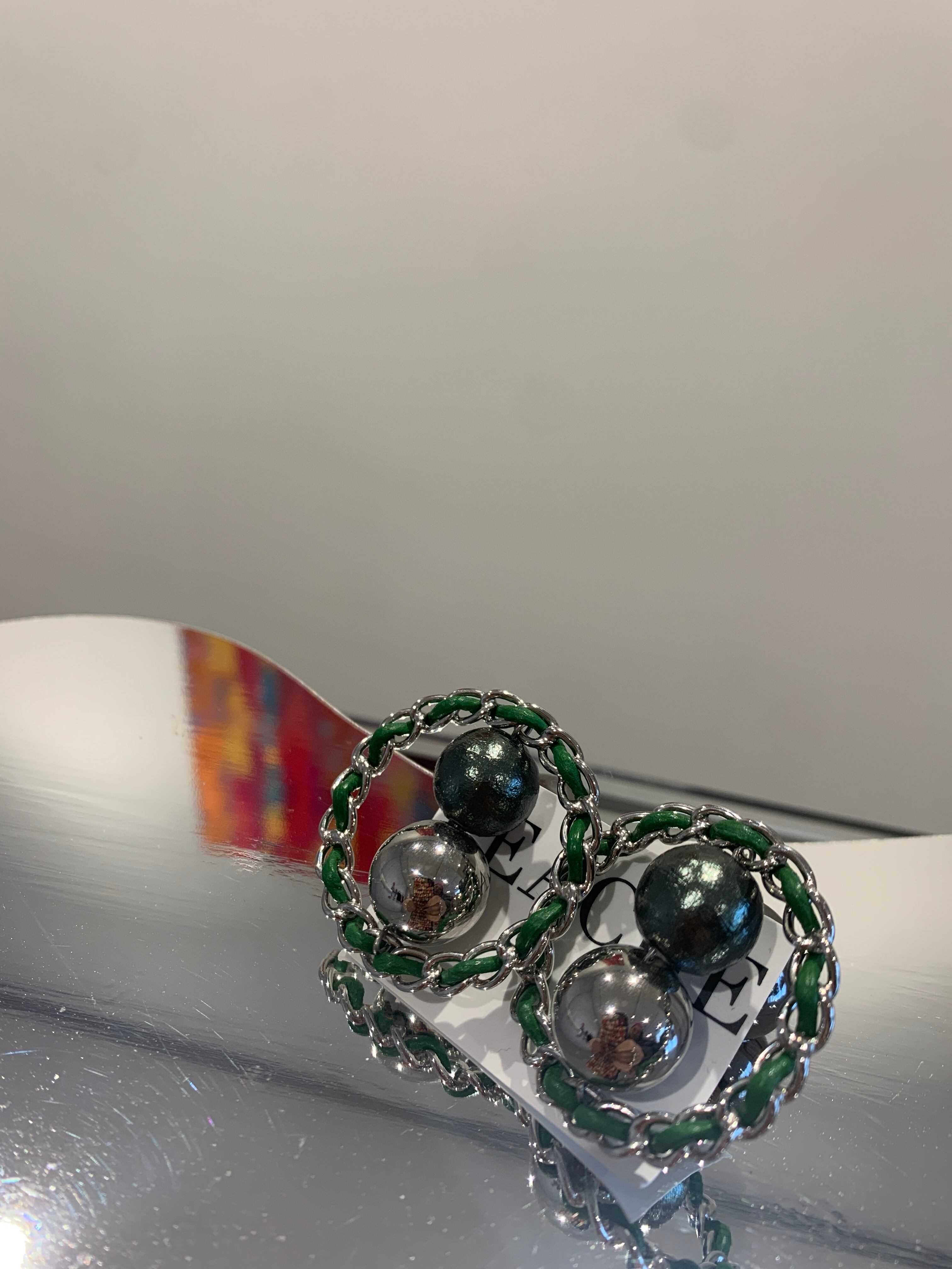 silver chain mix circle