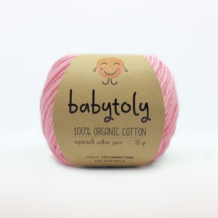 babytoly / Organic Cotton Yarn / CANDY PINK