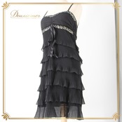 社交ダンス 衣装 ラテン ドレス ワンピース レッスンウェア パーティドレス 黒 ブラック系 ICHIOKU イチオク 袖なし ノースリーブ 上品 モダン レディース おしゃれ お出かけ フォーマル 穴なし ゆったり プレゼント 教室 ステージ 体型カバー 光沢感 スリム シンプル 誕生日 旅行 ファッション