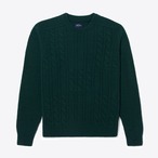 Cable Knit Sweater(Green)