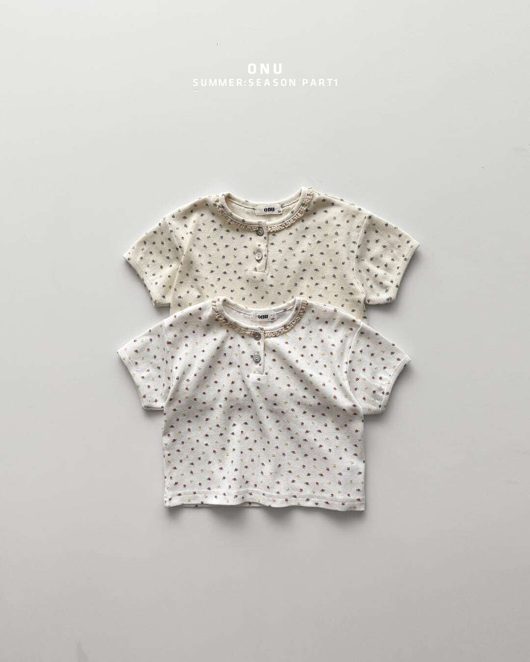 【予約】onu Flower lace T
