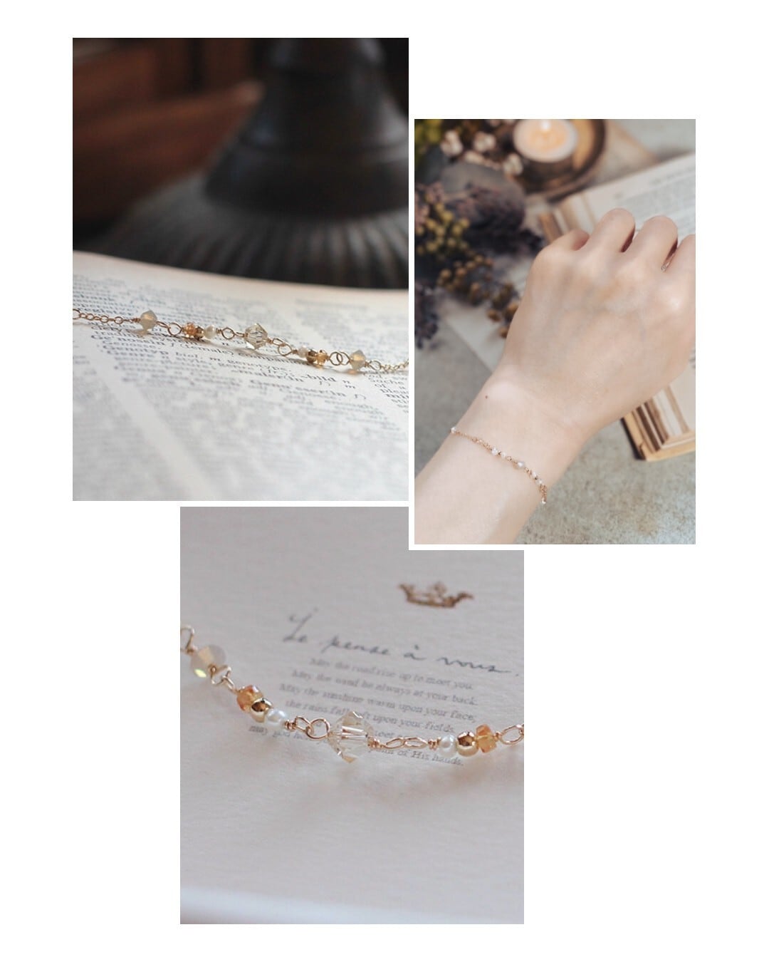 Jardin/オレンジサファイア・9月誕生石・14KGFブレスレット | Urim,Thummim