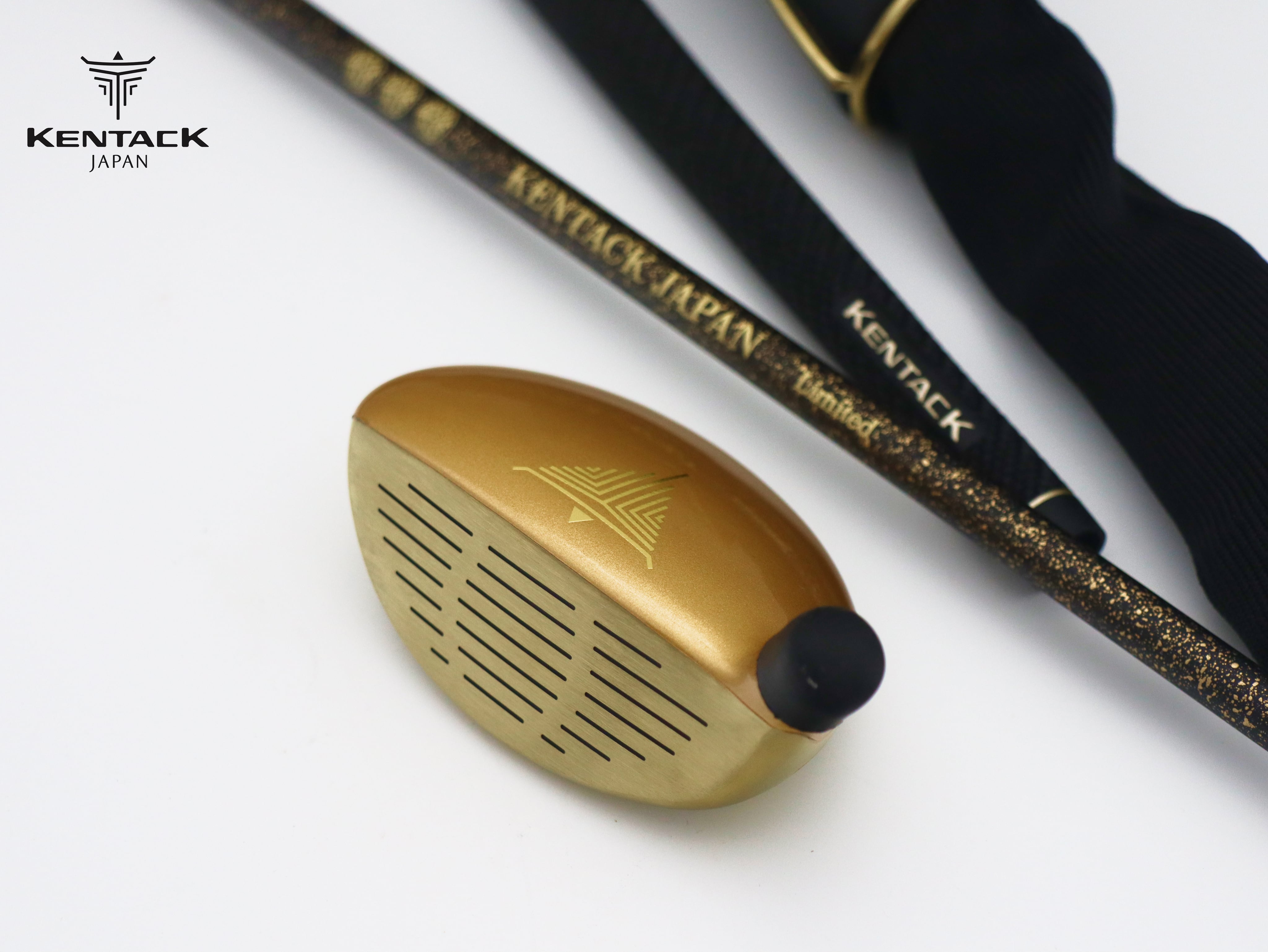 #504 KT909 ユーティリティ ゴールドIP (LOFT 24°) 3家紋シャフト ※ヘッドカバー付