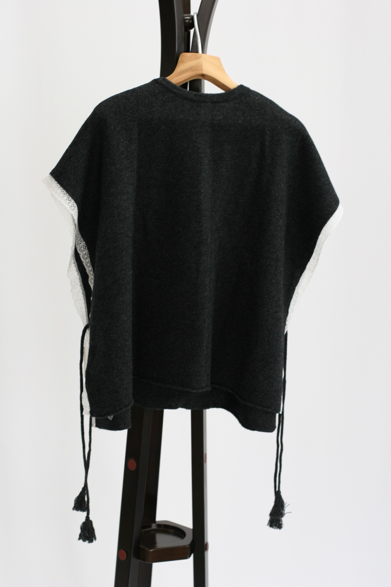 【Gauze#】Sonia LEAVER LACE KNIT VEST（G1235）