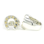 ホースシュー リング スターリング シルバー w/ 18K イエロー ゴールド A:Good Art HLYWD グッド アート ハリウッド:Good Art HLYWD グッド アート ハリウッド