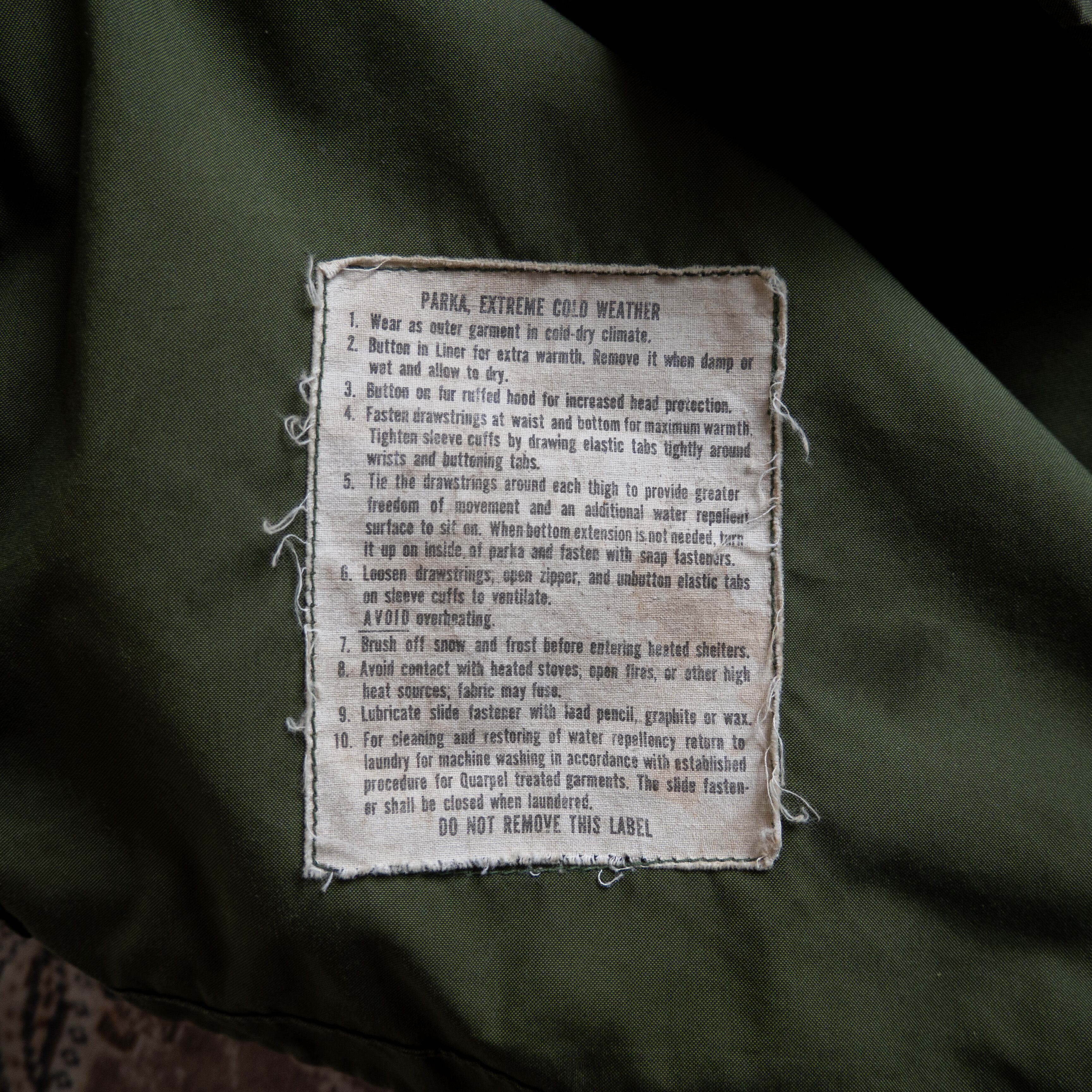 1970s US Army M-65 Fishtail parka <X-SMALL> | 'bout