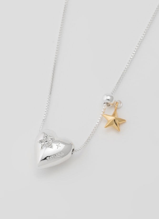 【TATIANA】Star Mirrorball Necklace☆追跡付 ☆IVE ウォニョン 着用!!【TATIANA】Chocolat Heart Star