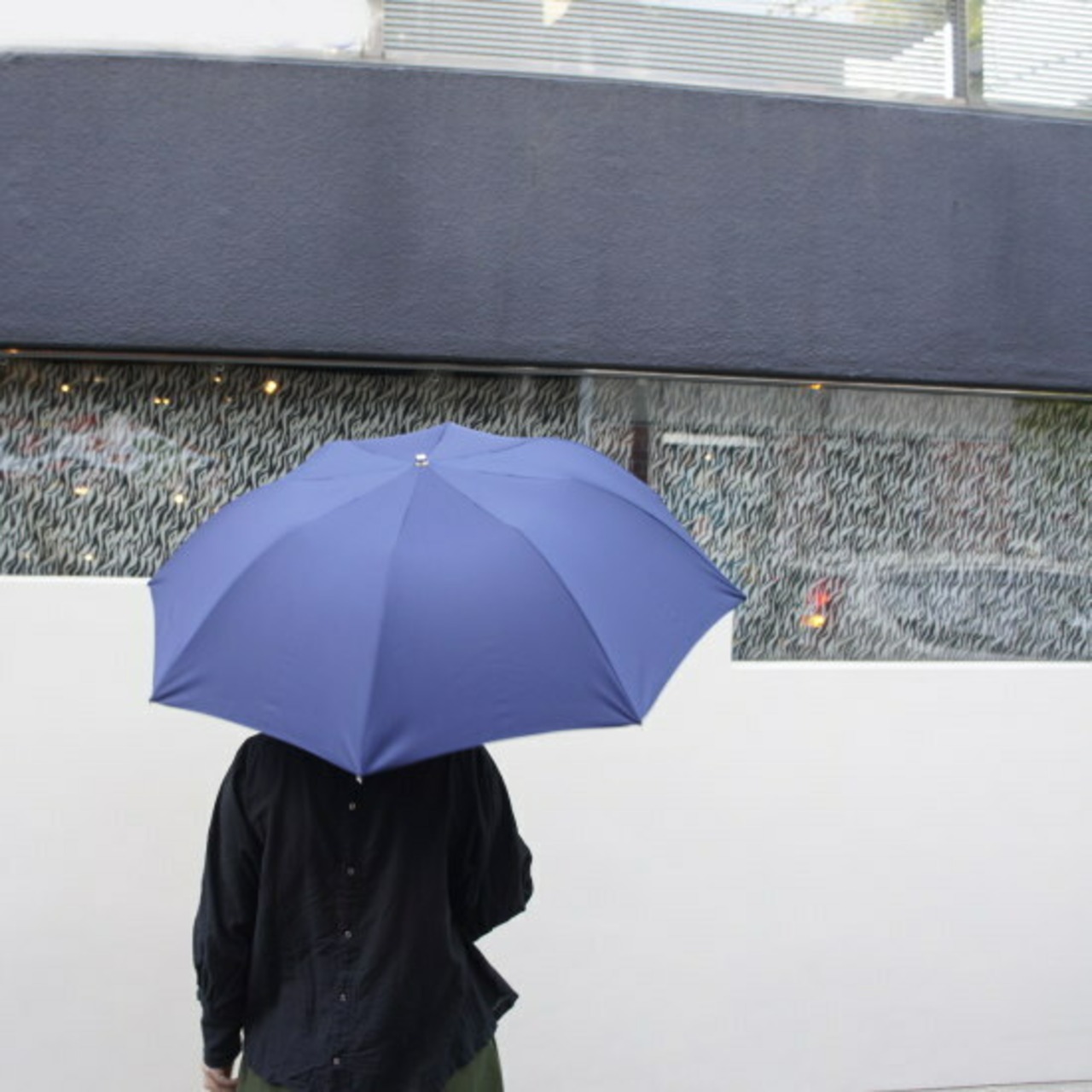 JAMES INCE&SONS　折りたたみ傘　ネイビー