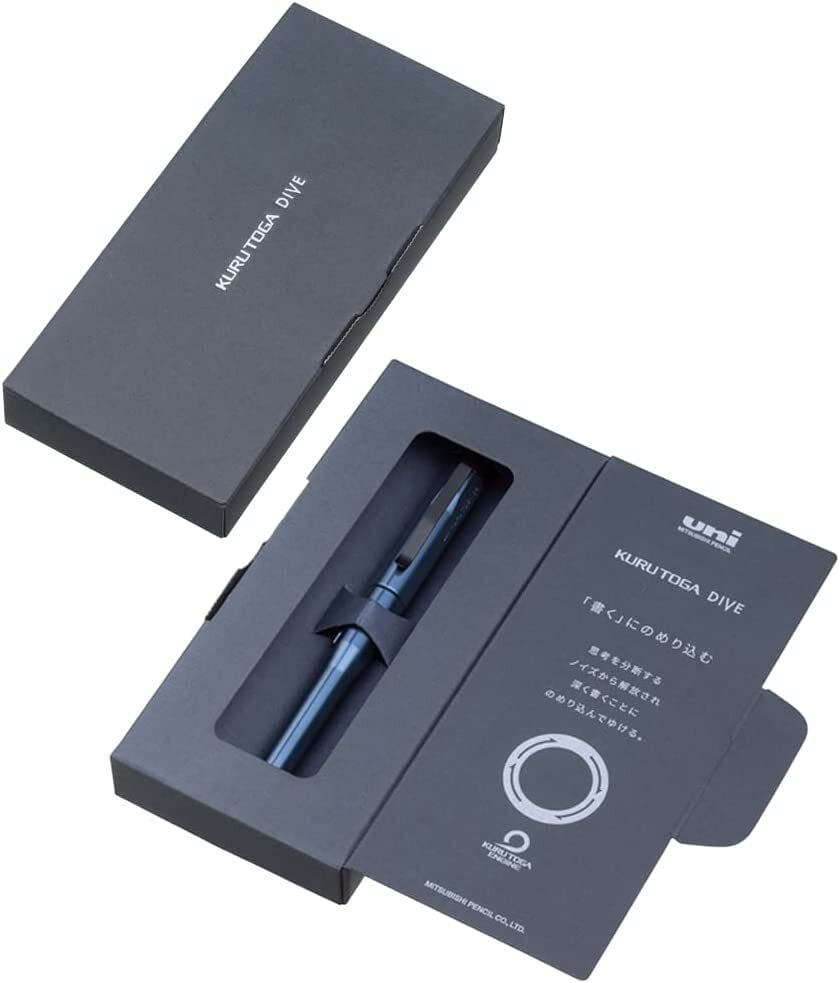 Uni 三菱鉛筆 クルトガダイブ アビスブルー シャーペン 0.5 - 筆記具