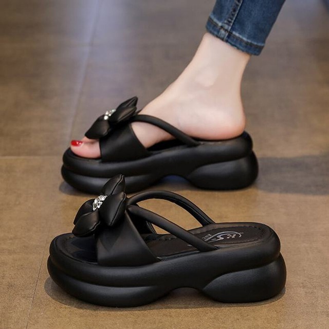 Puffy flower sandals　M2908