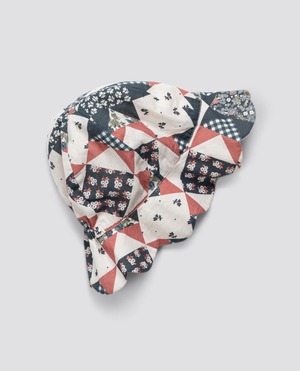 送料無料 Little Cotton Clothes/Scalloped Hat Patchwork Floral