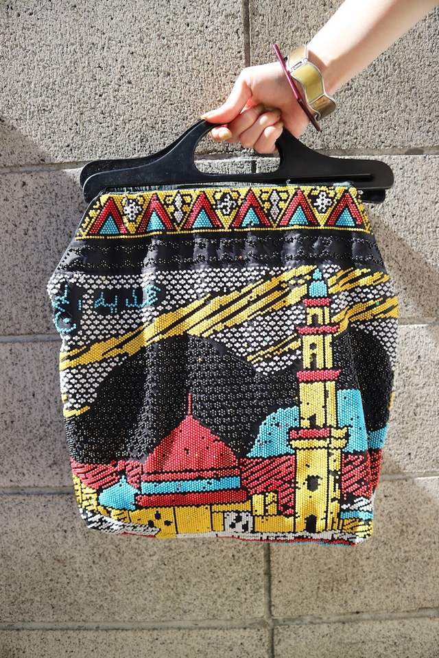 Native pattern beads bag