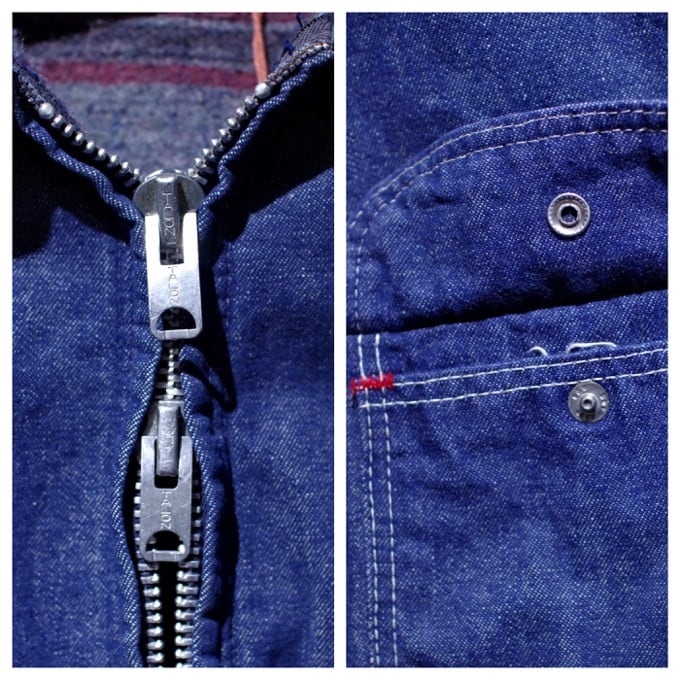1970s Blue Bell Denim Chore Jacket / ブルーベル ダブルジップ 1970s Blue Bell Denim Chore Jacket / ブルーベル ダブルジップ