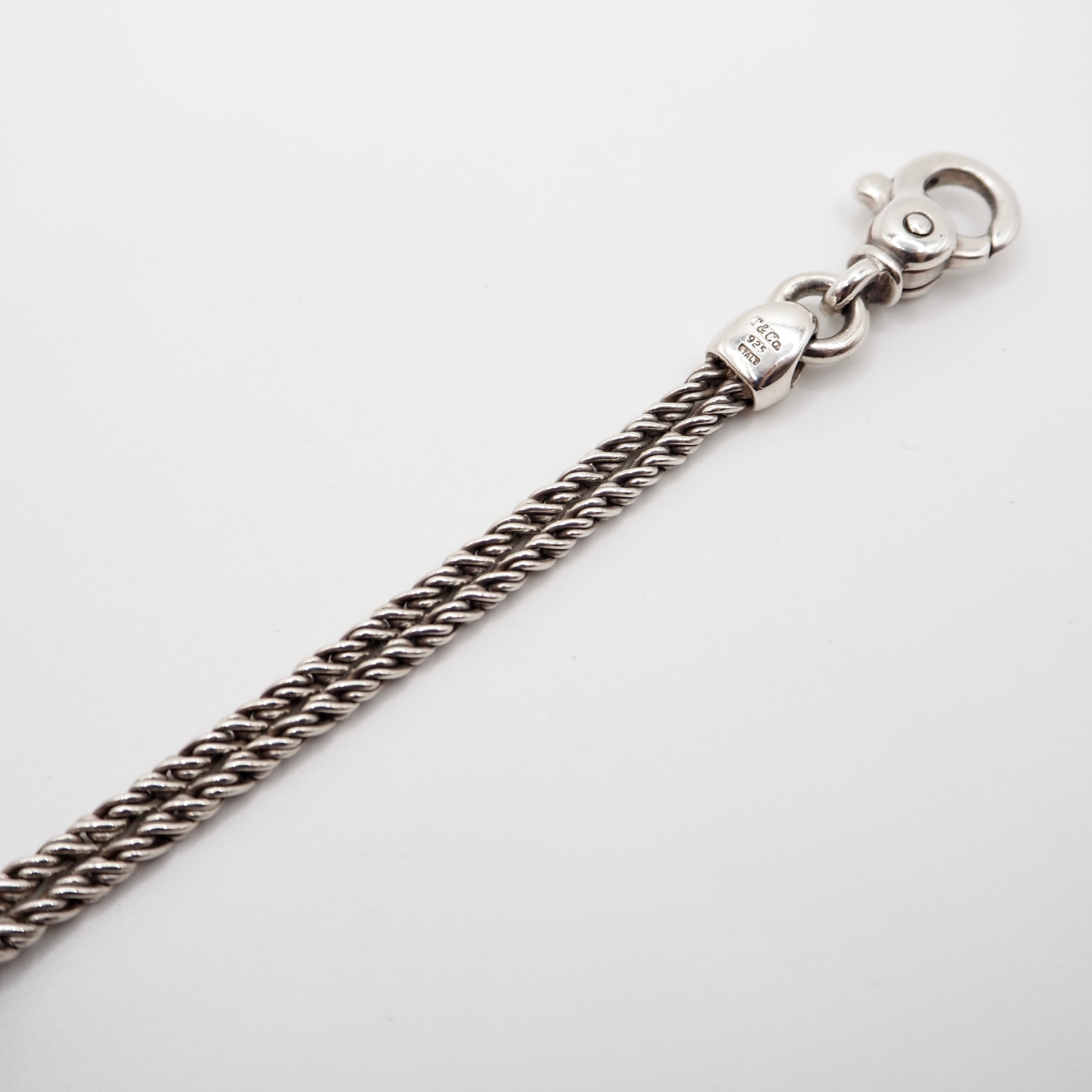 Tiffany&Co. ダブルロープ ブレスレット シルバー925 ティファニー
