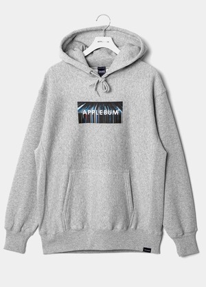 【APPLEBUM】アップルバム “VINYL BOX LOGO” SWEAT PARKA (GRAY) プルオーバーパーカー　