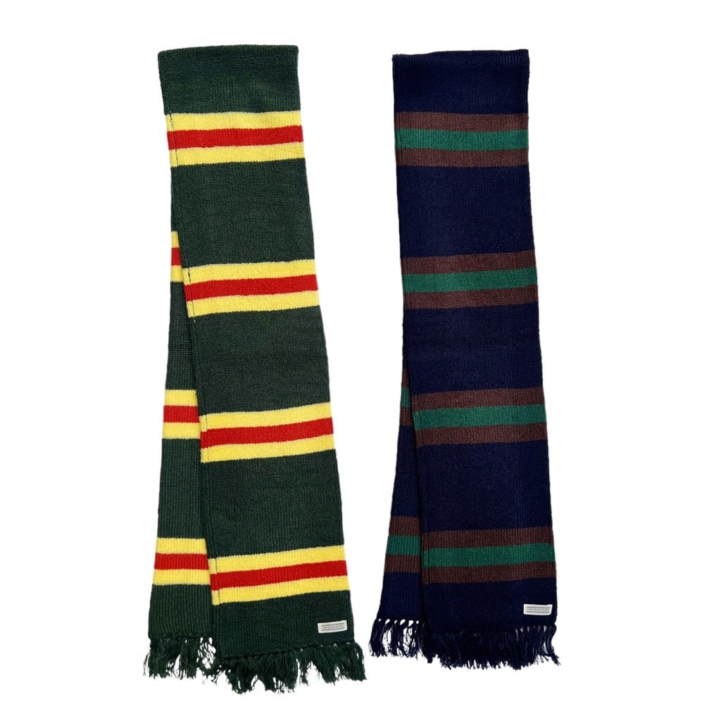 COMFORTABLE REASON / ACADEMIC SCARF NAVY | THE NEWAGE CLUB powered by BASE