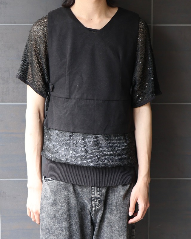 Side snap short vest