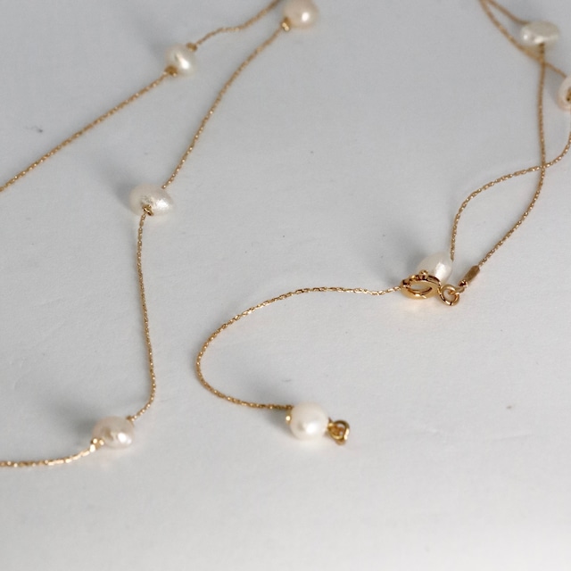 FF017 [original drop pearl necklace]