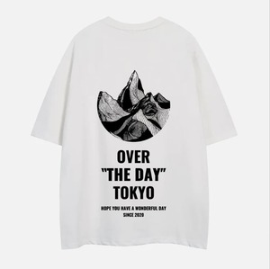 WORLD STANDARD×OVER THE DAY TOKYOコラボ/クルーネックプリントTシャツ/WSHT-070