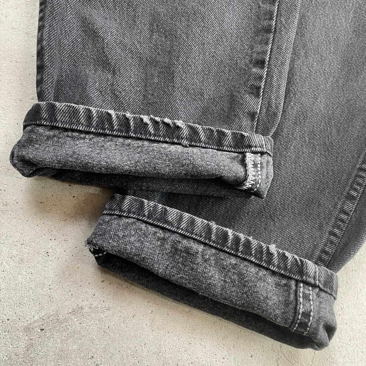 Wrangler ラングラー ブラックデニムパンツ メンズW32相当 古着