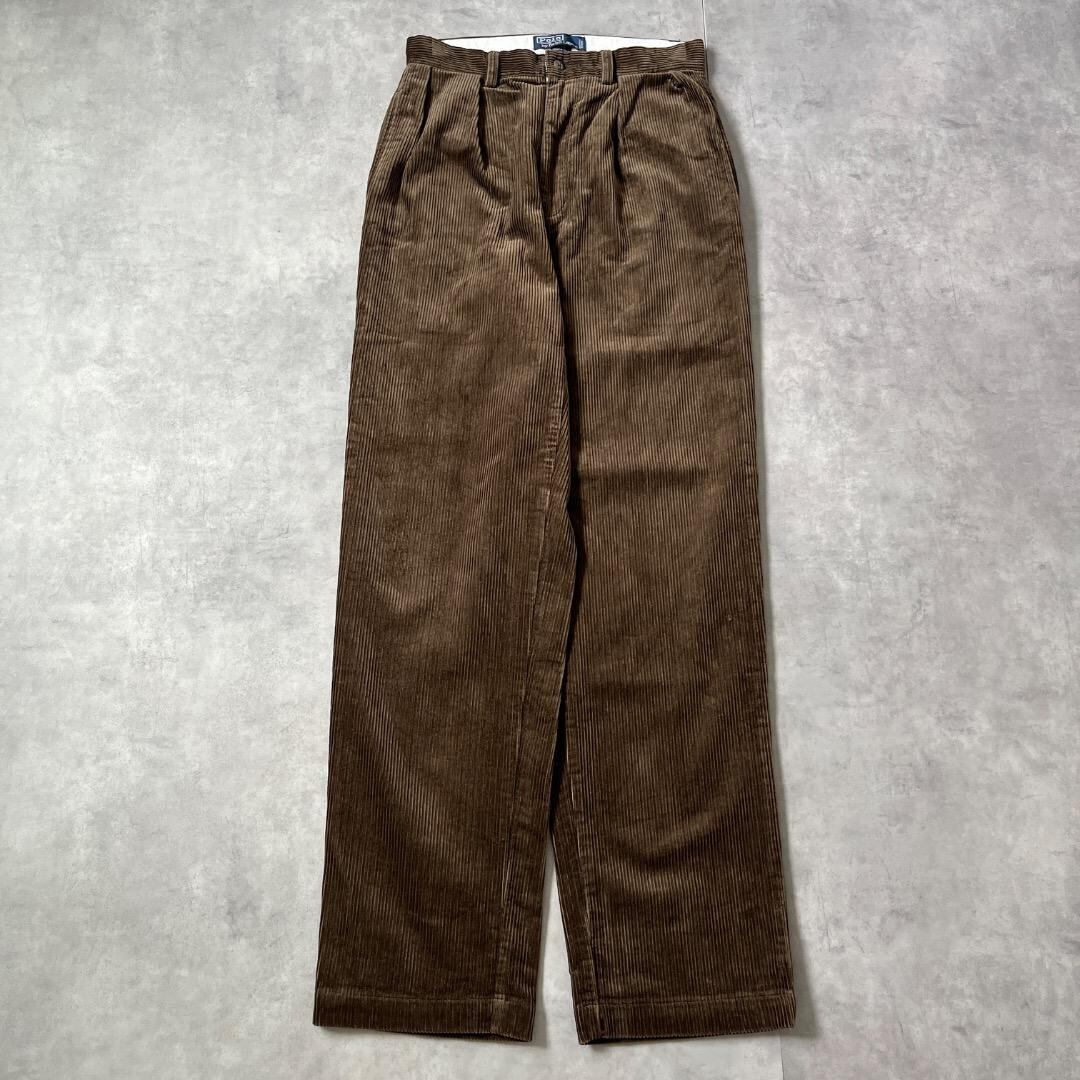 ポロバイ ラルフローレン W29 コーデュロイ ポロチノ 古着 茶 17065