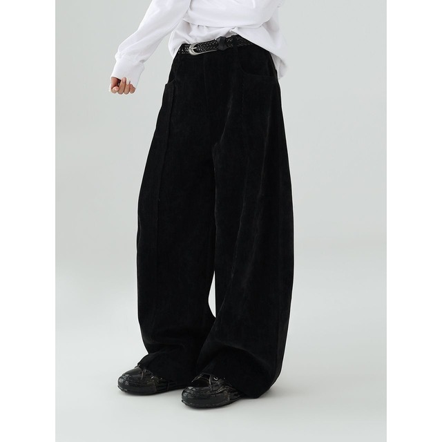 Street loose casual wide leg pants 124630